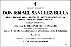 Ismael Sánchez Bella